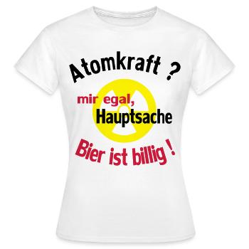 Trinkspruch - Frauen T-Shirt - Weiß - Vorne - AI Model Female 172 dark (172cm)