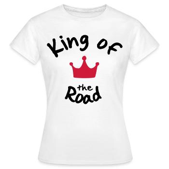 Biker - Women's T-Shirt - white - Front - AI Model Female 172 dark (172cm)