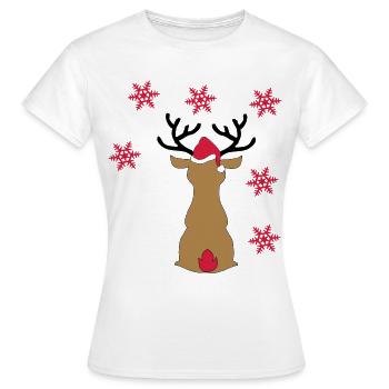 élan - T-shirt Femme - blanc - Devant - AI Model Female 172 dark (172cm)