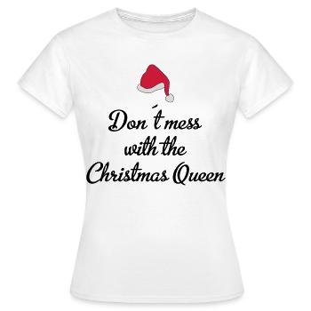 Christmas - Women's T-Shirt - white - Front - AI Model Female 172 dark (172cm)