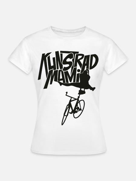 Kunstrad, Kunstradfahren, Hallenradsport, Mami - Frauen T-Shirt - Weiß