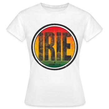irie - movement of jah - Women's T-Shirt - white - Front - AI Model Female 172 dark (172cm)