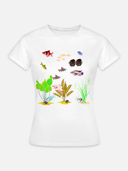 My Fish Tank 3 - Frauen T-Shirt - Weiß