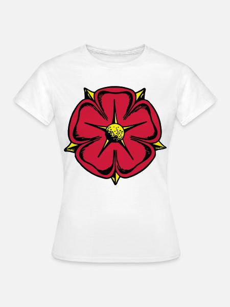 Lippische Rose - Frauen T-Shirt - Weiß