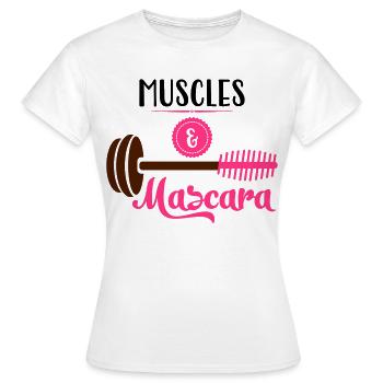 Fitness - T-shirt Femme - blanc - Devant - AI Model Female 172 dark (172cm)