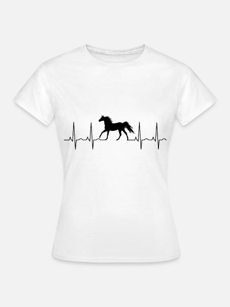 Pferde - Frauen T-Shirt - Weiß
