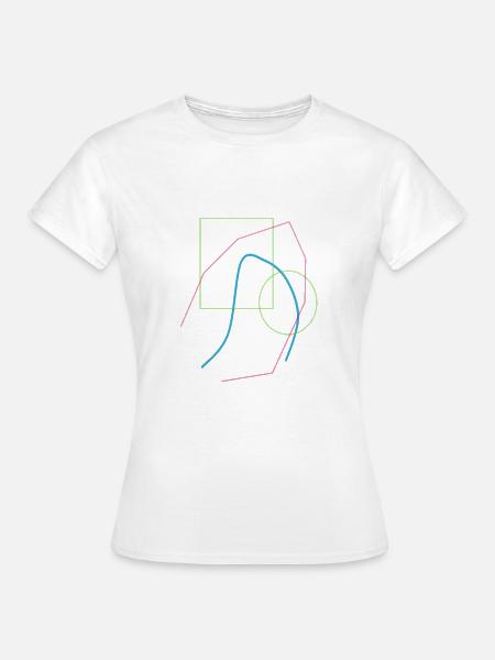 Muster abstrakt - Frauen T-Shirt - Weiß