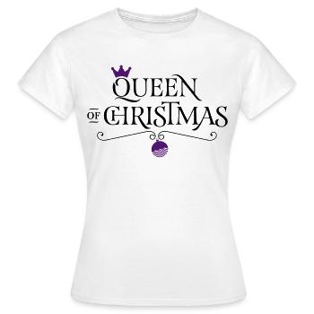 lustige Weihnachten - Frauen T-Shirt - Weiß - Vorne - AI Model Female 172 dark (172cm)