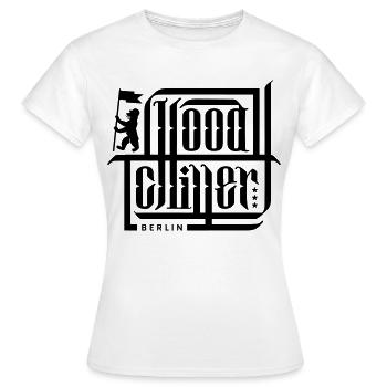 Calli - Hood Chiller Berlin - T-shirt Femme - blanc - Devant - AI Model Female 172 dark (172cm)