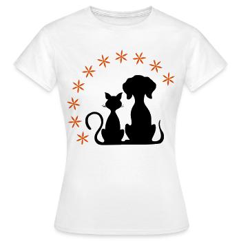 Haustiere - Frauen T-Shirt - Weiß - Vorne - AI Model Female 172 dark (172cm)