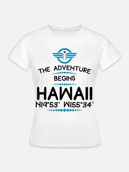 Hawaï - T-shirt Femme - blanc