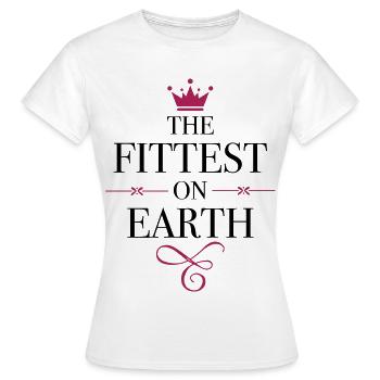sportif - T-shirt Femme - blanc - Devant - AI Model Female 172 dark (172cm)