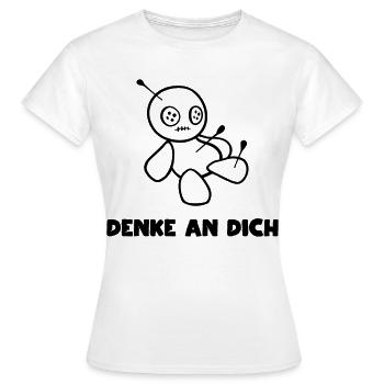 Voodoo Puppe - Frauen T-Shirt - Weiß - Vorne - AI Model Female 172 dark (172cm)