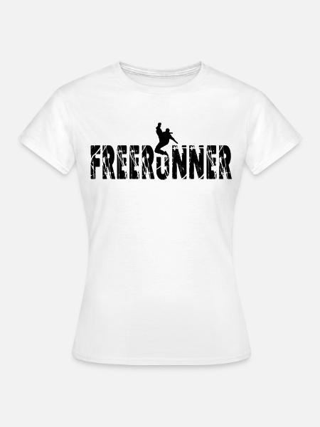 Parkour Free Run Athlet - Frauen T-Shirt - Weiß