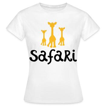 safari - Frauen T-Shirt - Weiß - Vorne - AI Model Female 172 dark (172cm)
