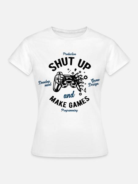 Game Development - Frauen T-Shirt - Weiß