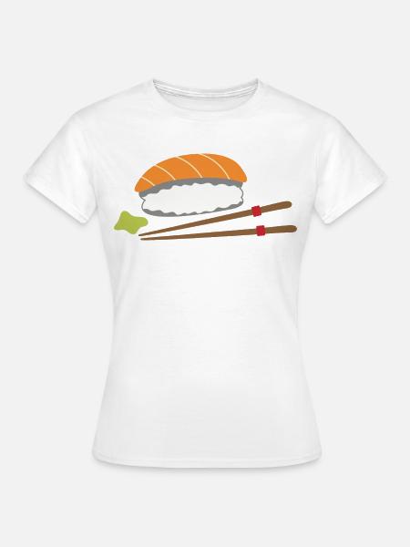 Sushi - Frauen T-Shirt - Weiß