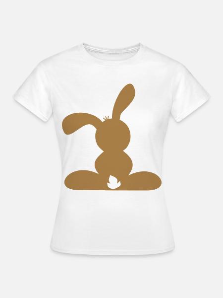 hase - Frauen T-Shirt - Weiß