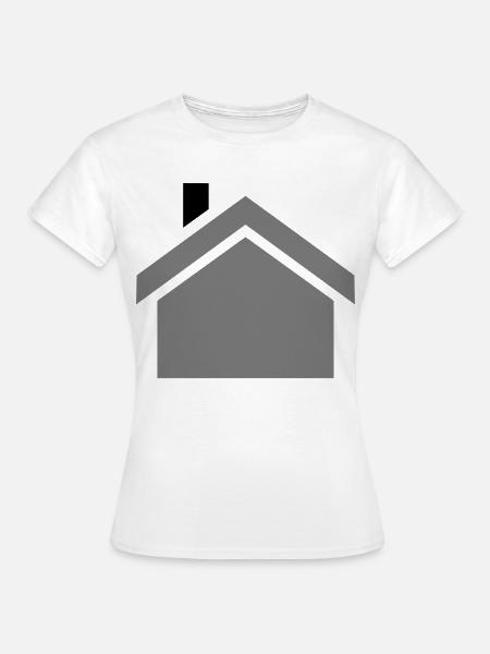 haus - Frauen T-Shirt - Weiß