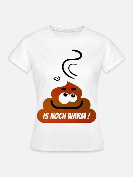 Lustiger Kack Haufen :-) - Frauen T-Shirt - Weiß