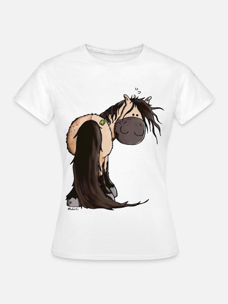 Goldiger Connemara - Frauen T-Shirt - Weiß