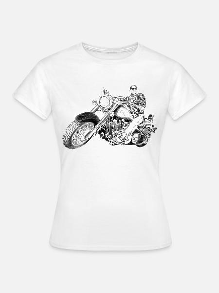 chopper - Frauen T-Shirt - Weiß