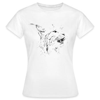 Lynx - T-shirt Femme - blanc - Devant - AI Model Female 172 dark (172cm)