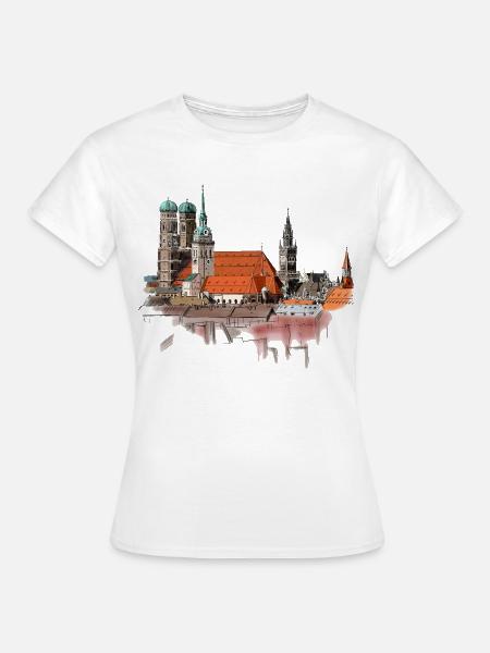 München - Frauen T-Shirt - Weiß