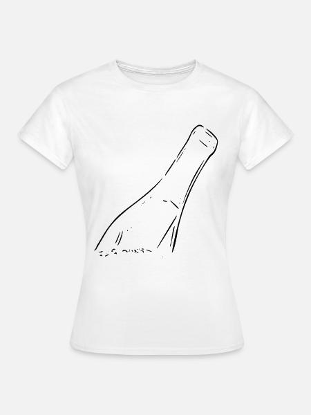 Flaschenpost - Frauen T-Shirt - Weiß