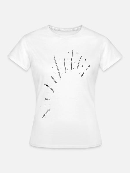 Konfetti dunkel - Frauen T-Shirt - Weiß