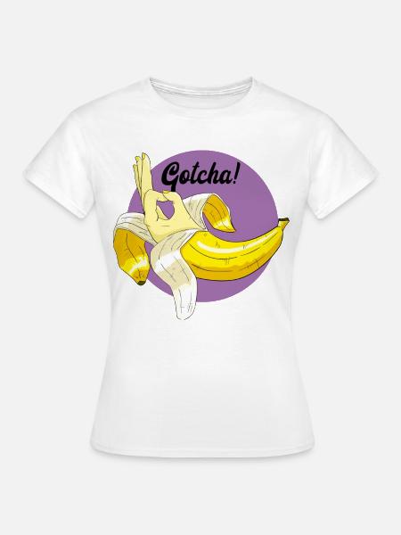 Bananentrollmem - Frauen T-Shirt - Weiß