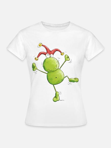 Karneval Frosch - Frauen T-Shirt - Weiß