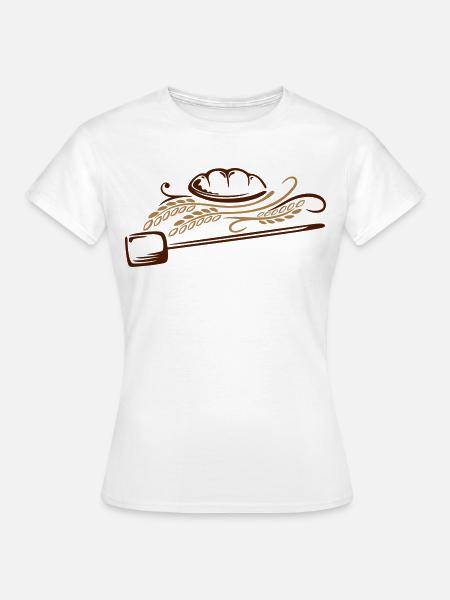 Bäcker, Bäckerei, Brot, Getreide - Frauen T-Shirt - Weiß