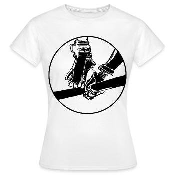 Sports Barres parallèles Athlétisme Gymnastique - T-shirt Femme - blanc - Devant - AI Model Female 172 dark (172cm)