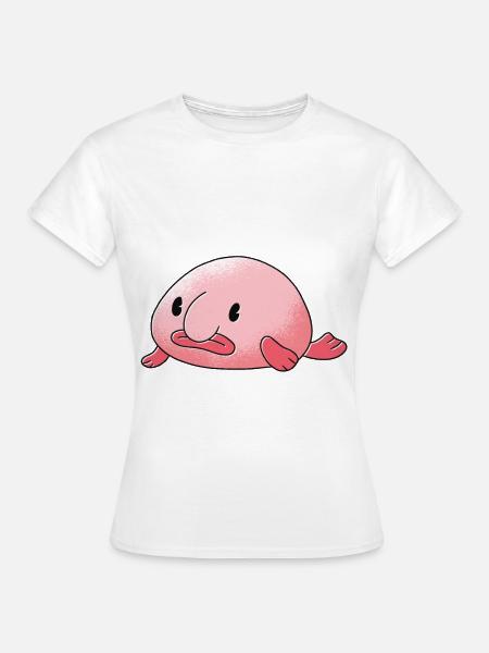 Blopfisch Sarkasmus Lustiger Spruch - Frauen T-Shirt - Weiß