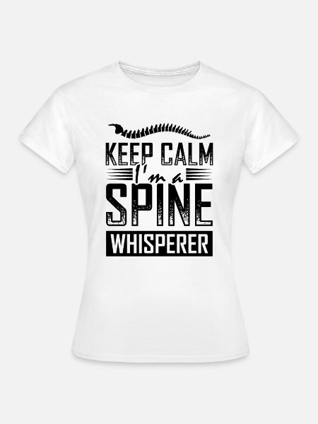 Chirotherapeut Witz - Frauen T-Shirt - Weiß