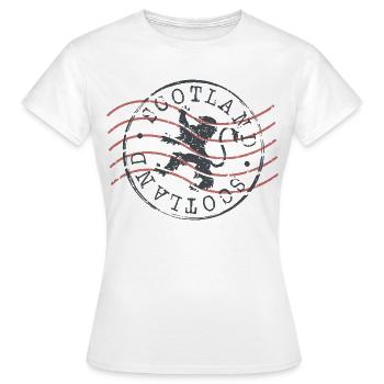 ecosse angleterre britannique - T-shirt Femme - blanc - Devant - AI Model Female 172 dark (172cm)