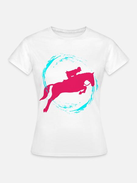 Reiten - Frauen T-Shirt - Weiß
