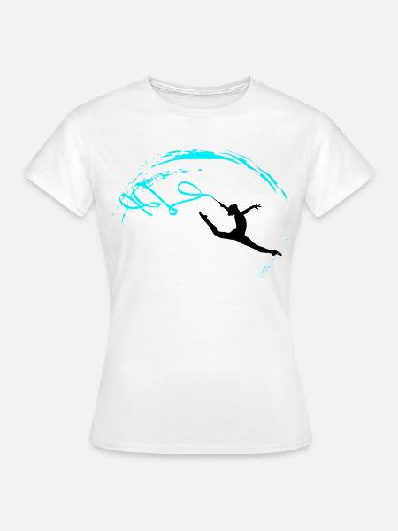 Rhythmische Gymnastik - Frauen T-Shirt - Weiß