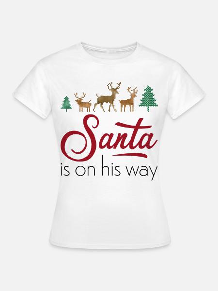 Lustige Sprüche zu Weihnachten für Freunde - Frauen T-Shirt - Weiß