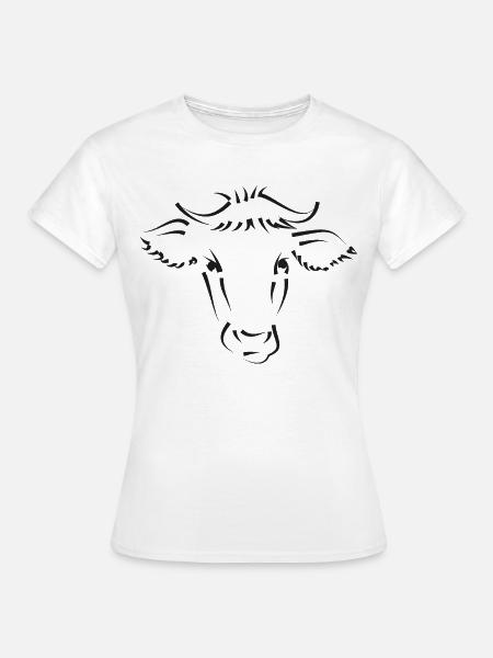 Kuh Kühe - Frauen T-Shirt - Weiß