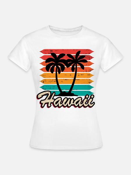 Hawaii - Frauen T-Shirt - Weiß