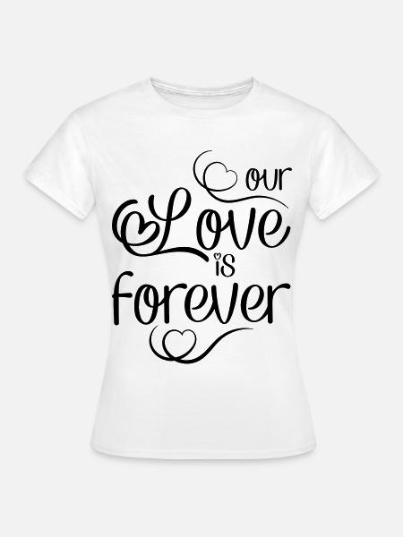 Love - Frauen T-Shirt - Weiß