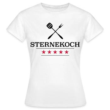 Sternekoch - Frauen T-Shirt - Weiß - Vorne - AI Model Female 172 dark (172cm)