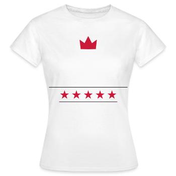 Chef étoilé - T-shirt Femme - blanc - Devant - AI Model Female 172 dark (172cm)
