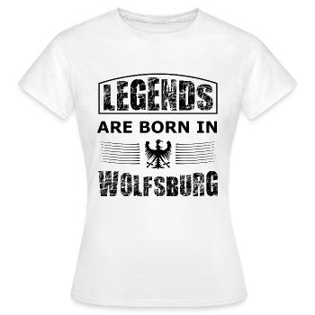 Wolfsburg Légendes - T-shirt Femme - blanc - Devant - AI Model Female 172 dark (172cm)