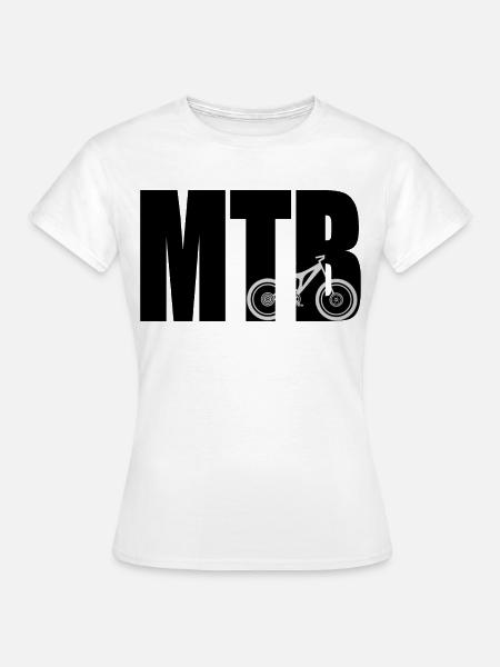 MTB - Frauen T-Shirt - Weiß