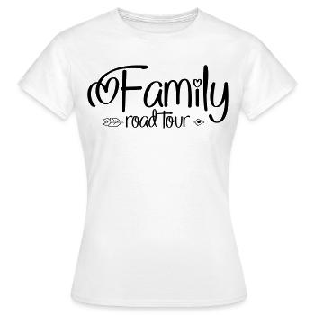 Vacances en famille - T-shirt Femme - blanc - Devant - AI Model Female 172 dark (172cm)