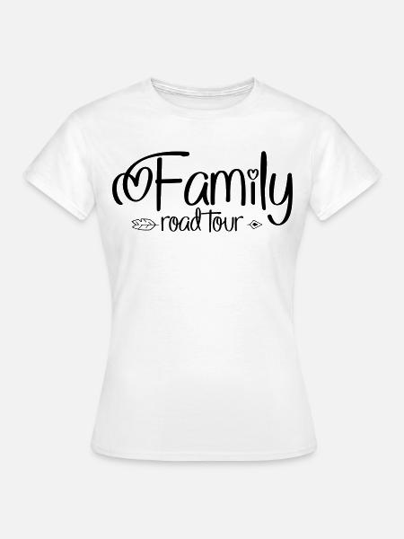 Urlaub mit der Familie - Frauen T-Shirt - Weiß