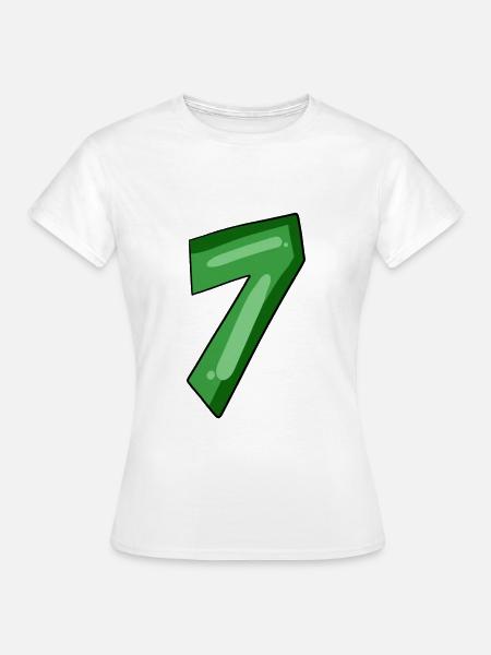 7 - Frauen T-Shirt - Weiß